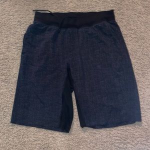 Blue/black Large Lululemon shorts